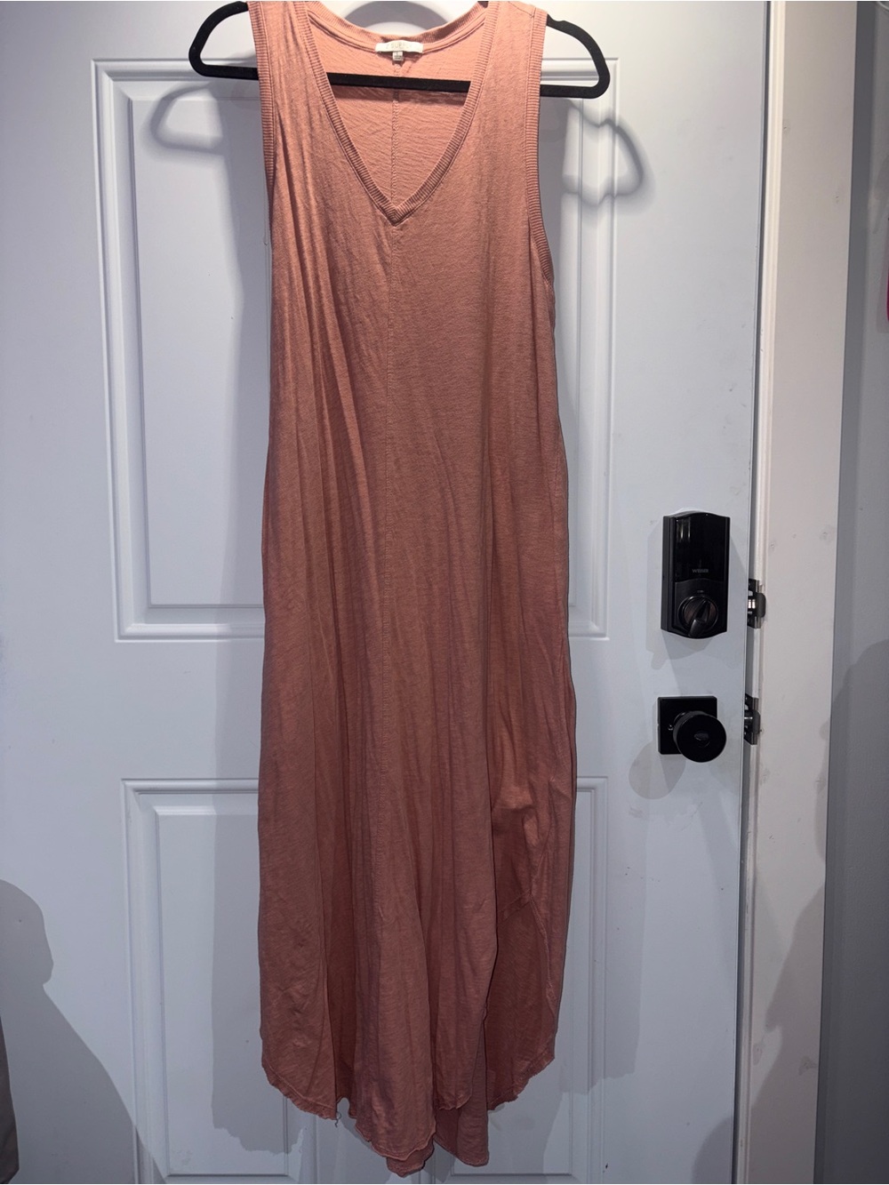 Z Supply Sleeveless V-Neck Maxi Dress in Dusty Rose